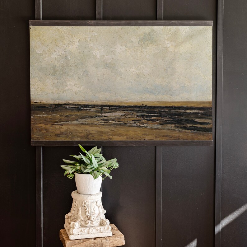 Abstract Landscape Vintage Art Tapestry Large Vintage Etsy