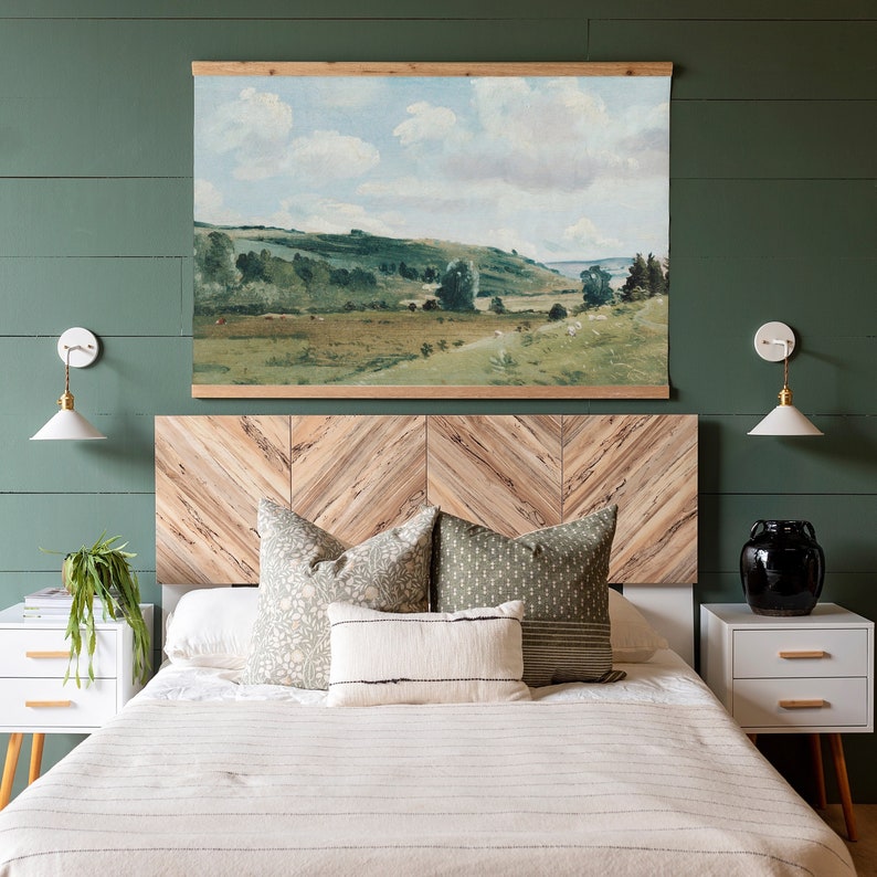 Extra Large Vintage Art Large Bedroom Wall Decor Large - Etsy