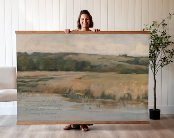 Romans 8 28 Landscape Tapestry: Christian Wall Art | 779