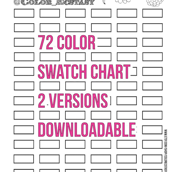 Polychromos Swatch Chart - Etsy