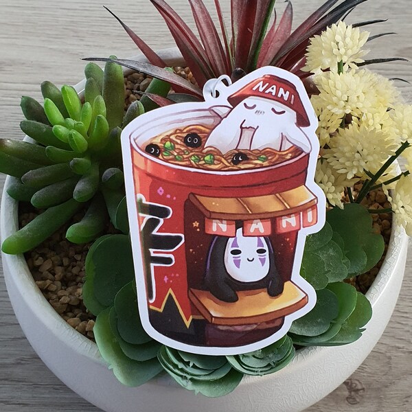 Shin Cup Ramyun Spirits Air Freshener l Car Accessory JDM Japan Anime Kawaii Cute Studio Ghibli Movie