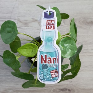 Ramune Soda Air Freshener l Car Accessory JDM Japan Anime Kawaii Cute Japanese Snack Drink Sweet Gift Ideas