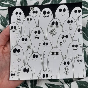 Carte "foule de fantômes"