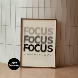 Motivational Office Wall Decor, Cubicle Decor, Dorm Wall Art