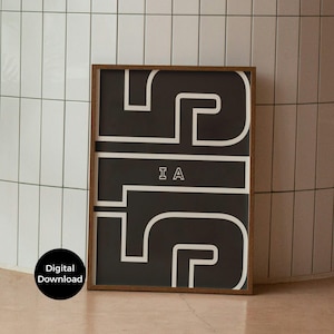 Iowa 515 Wall Art, Iowa Realtor Closing Gift, 2 Piece, New Apartment Gift Printable Wall Art, Housematch Gift