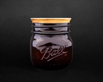 Ball Collection Elite Quart Wide Mouth Amber Canning Jar, Bulk, 12 Jars No  Lids 