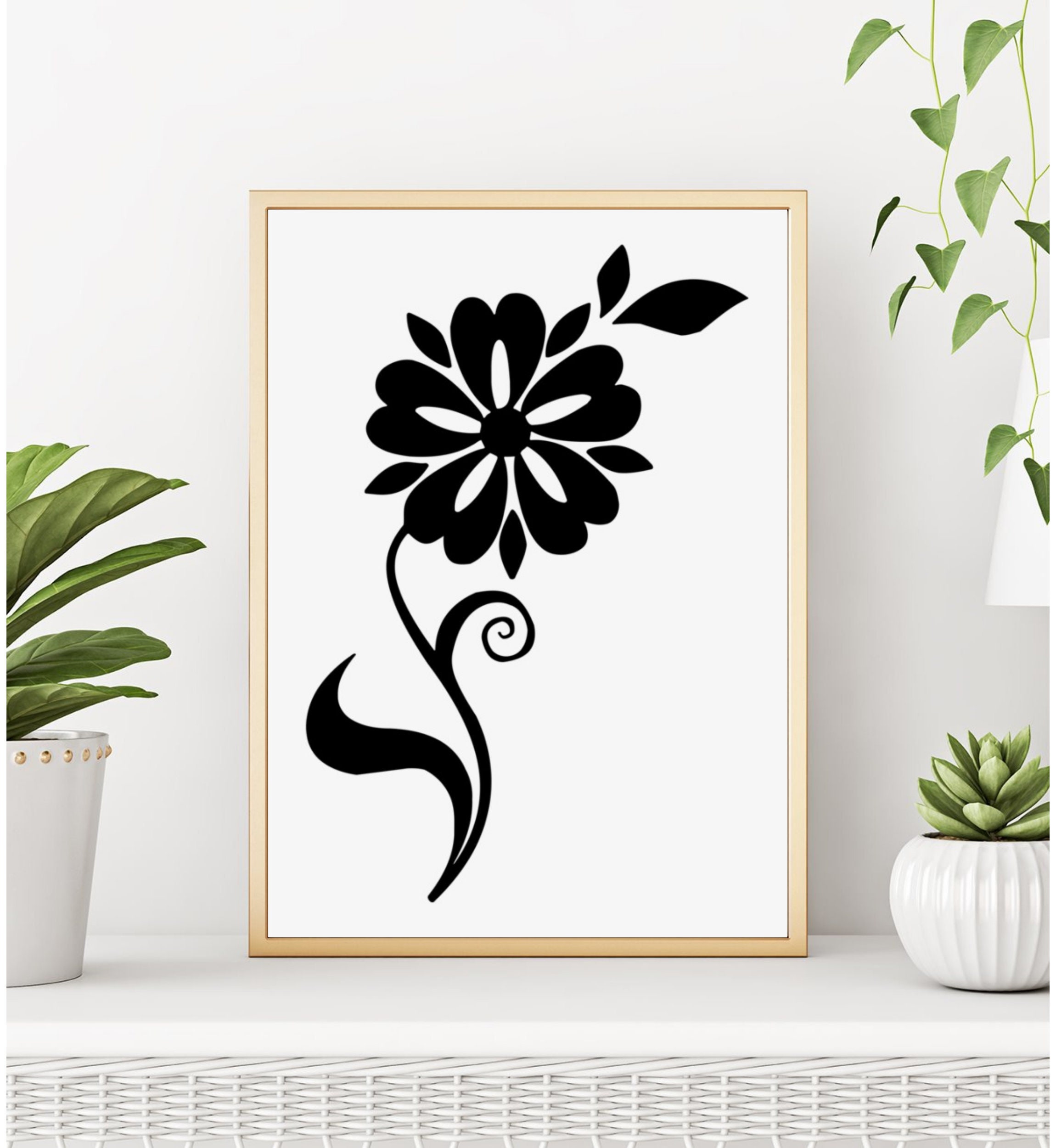 Flower Printable Wall Art Beautiful Flower Prints Floral Etsy