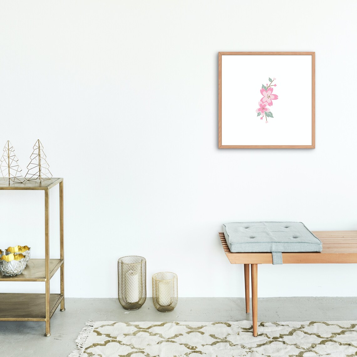 Floral Print Flower Print Floral Wall Art Floral Decor Etsy