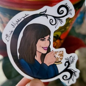Cassie Nightingale - Good Witch Aufkleber -Die gute Hexe - Hallmark Channel Series - Mid Century - Teetasse - C
