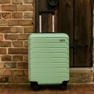 ABS Hard Shell Luggage Suitcase For Travel, 360 Spinning Wheels, 3 Step Telescopic Handle