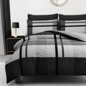 Brushed Microfibre Duvet Cover Set: Hypoallergenic Bedding with Pillowcases