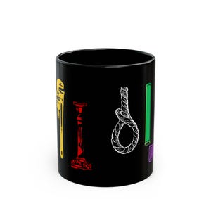 Get a Clue 11oz Black Mug
