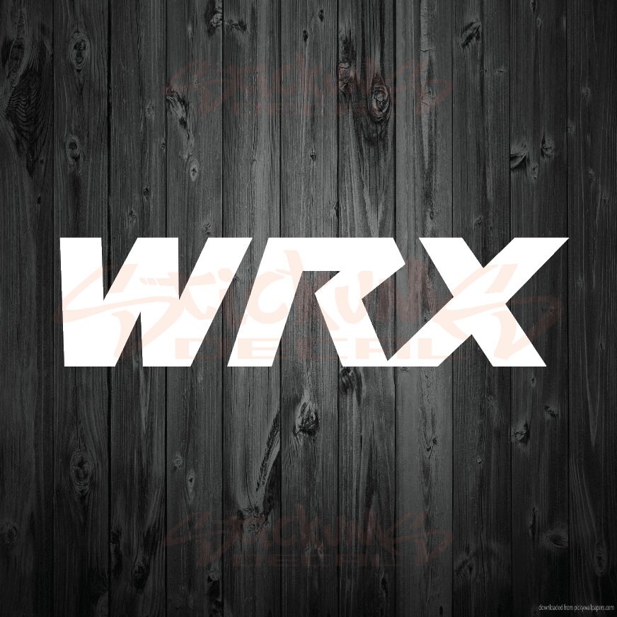 WRX Logo Sticker Car Logo Car Sticker Car Decal Vinyl Etsy
