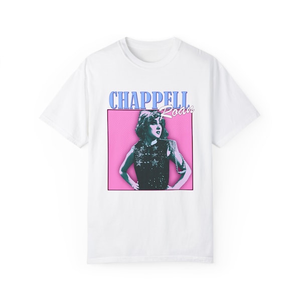 Chappell Roan Vintage Pink and Blue Spring Style T-shirt Unisex Garment-Dyed T-shirt