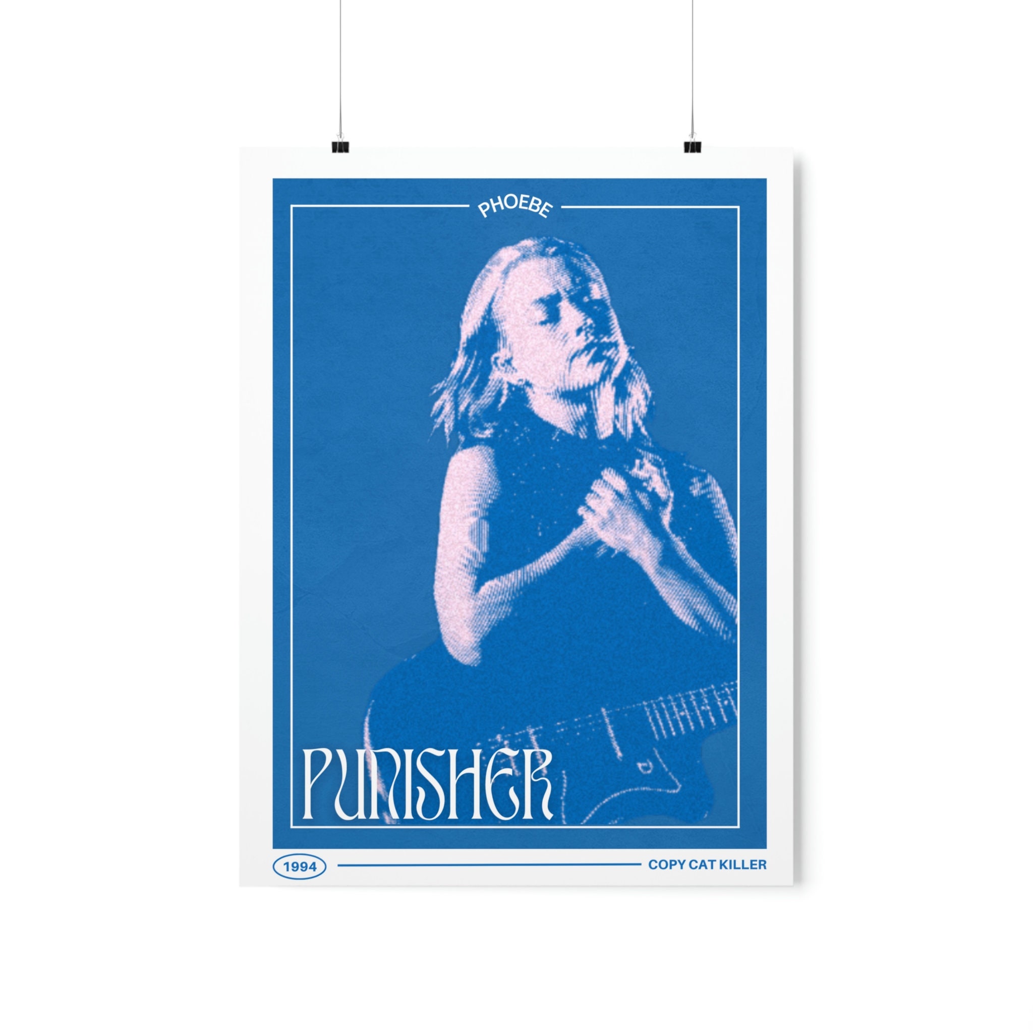 Punisher Phoebe Bridgers Poster Album Gift for Fans - Happy Place for Music  Lovers