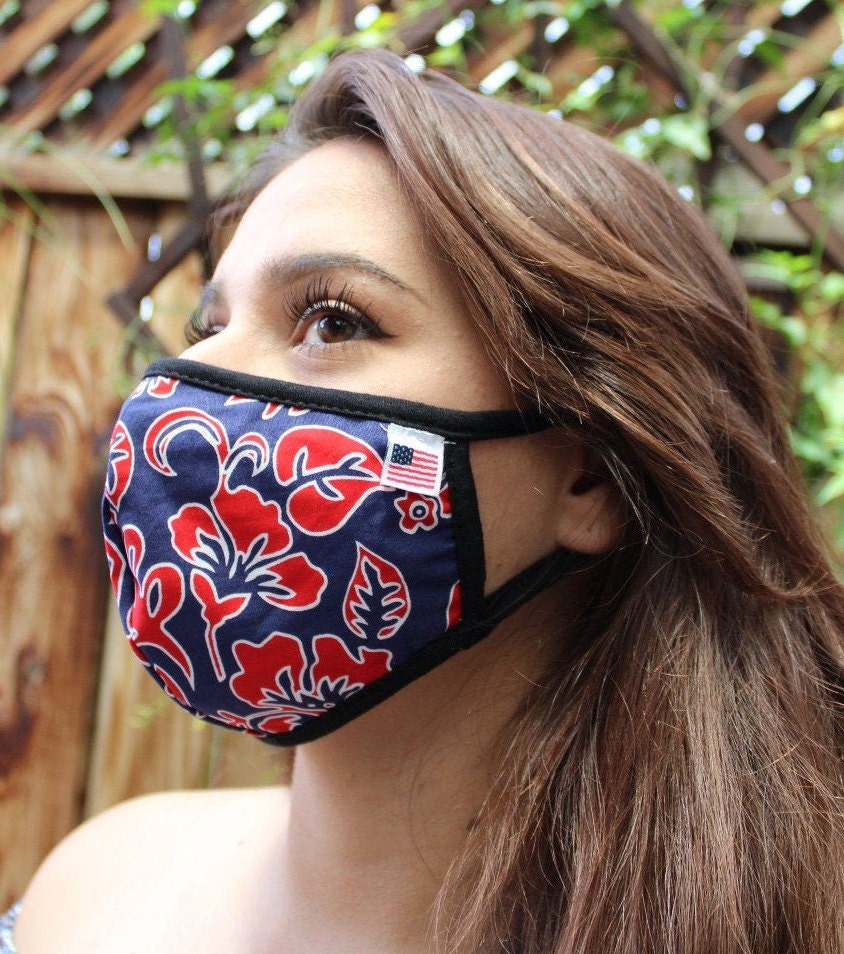 S115 Face Mask Face Cover 100% Cotton Made in USA | Etsy