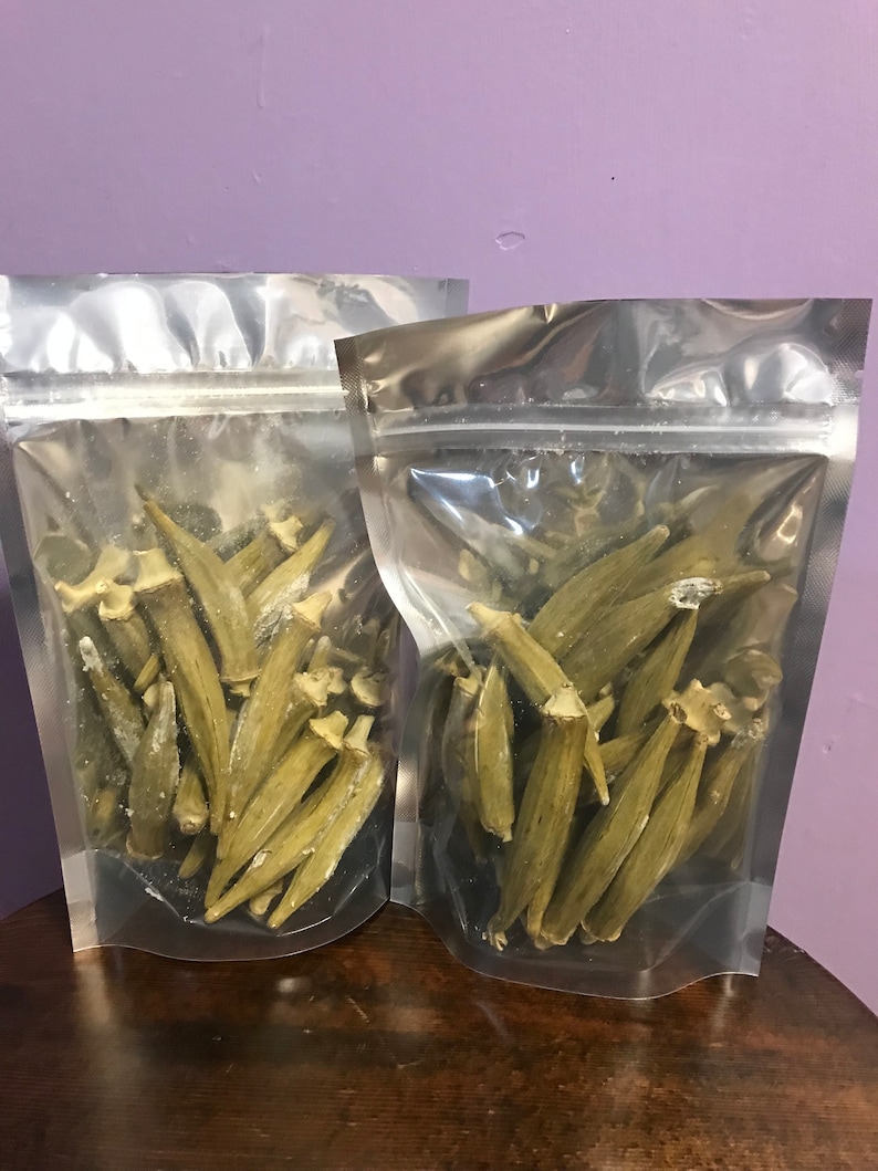 Freeze Dried Pickled Okra Etsy