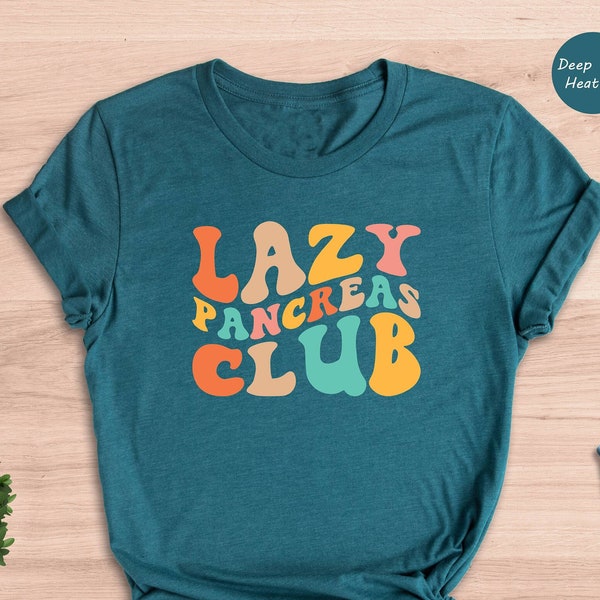 Lazy Pancreas Club Shirt, Diabetes Awareness Shirt, Diabetes Fighter, Diabetes Support Tee, Cute Diabetes Shirt, Diabetes Month