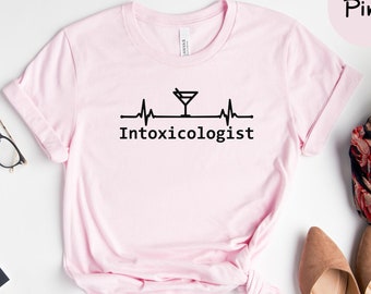 Intoxicologist Shirt, Funny Bartending T-Shirt, Barista Shirt, Bartender Gifts, Bartender Shirt, Barmen Tee, Drinking Bar Shirt