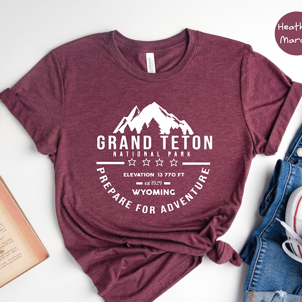 Grand Teton Shirt, Grand Teton National Park Shirt, Grand Teton Hiking Shirt, Grand Teton Trip Shirt, Grand Teton Camping Sweatshirt