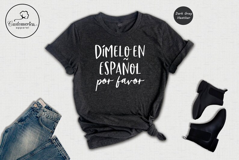 Spanish Teacher T-Shirt, Bilingual Gift, Camisas En Espanol image 7