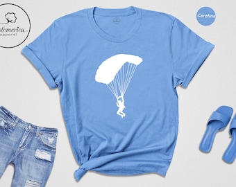 Parachute T-Shirt, Funny Skydiving Gift, Skydiver Outfit