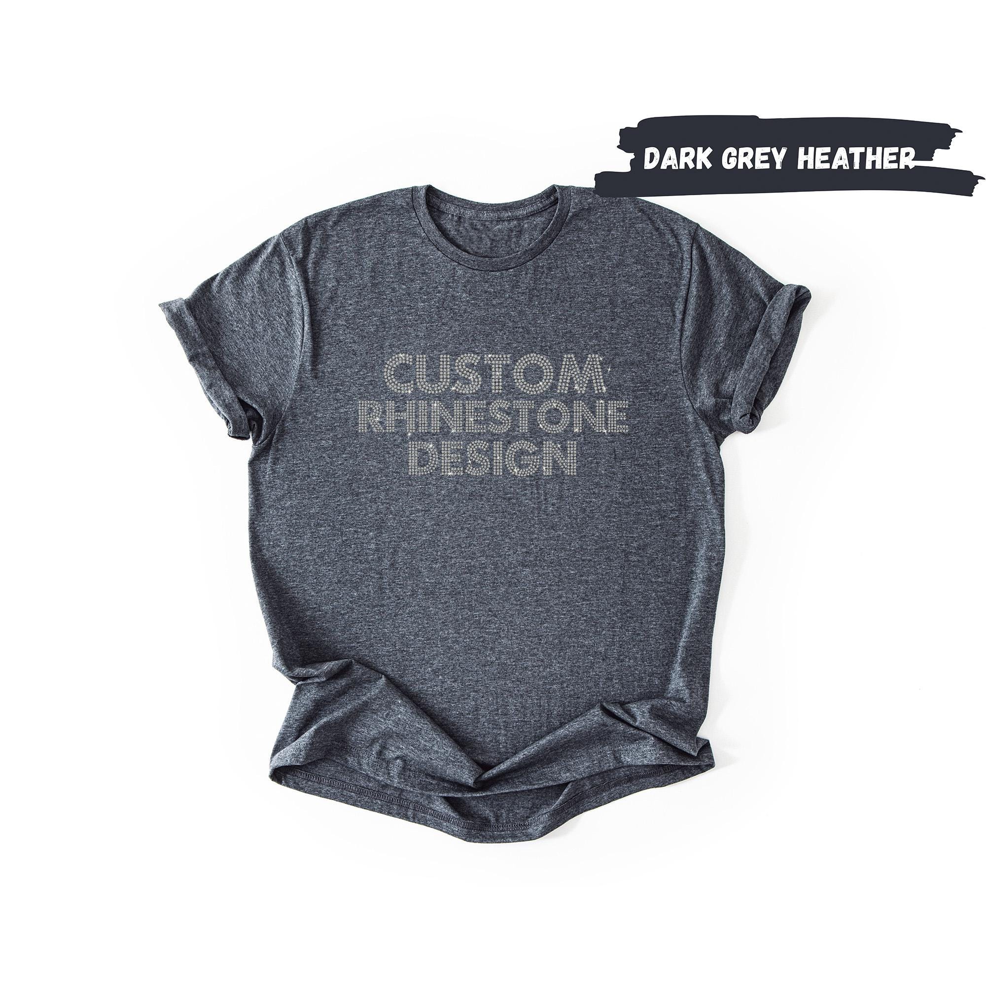 Custom Bling Rhinestone Shirt: Sparkling Personalized Fashion Tee - Etsy
