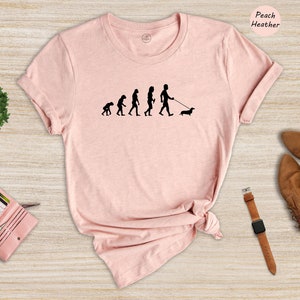 Evolution To Dachshund Shirt, Dog Lover Gift, Dog Dad T-Shirt, Dachshund Shirt, Dog Lover Tee, Funny Sausage Dog, Dachshund T-Shirt