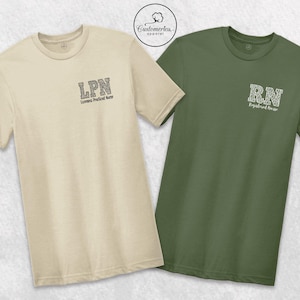 Registered Nurse Shirt, Leopard RN Shirt, Nursing School Shirt, RN T-Shirt, Nurse Appreciation Gift, Nursing Shirt, Nurse Life Shirt