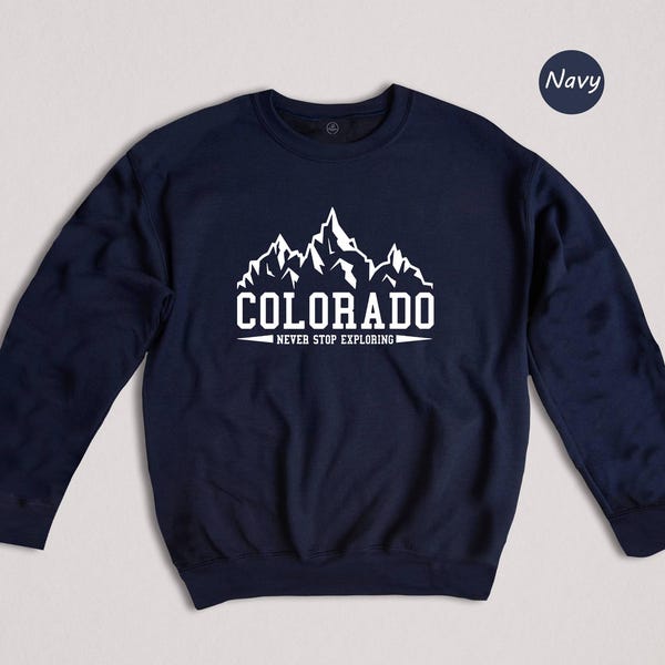 Colorado Mountain Graphic Sweatshirt, Adventure Tee