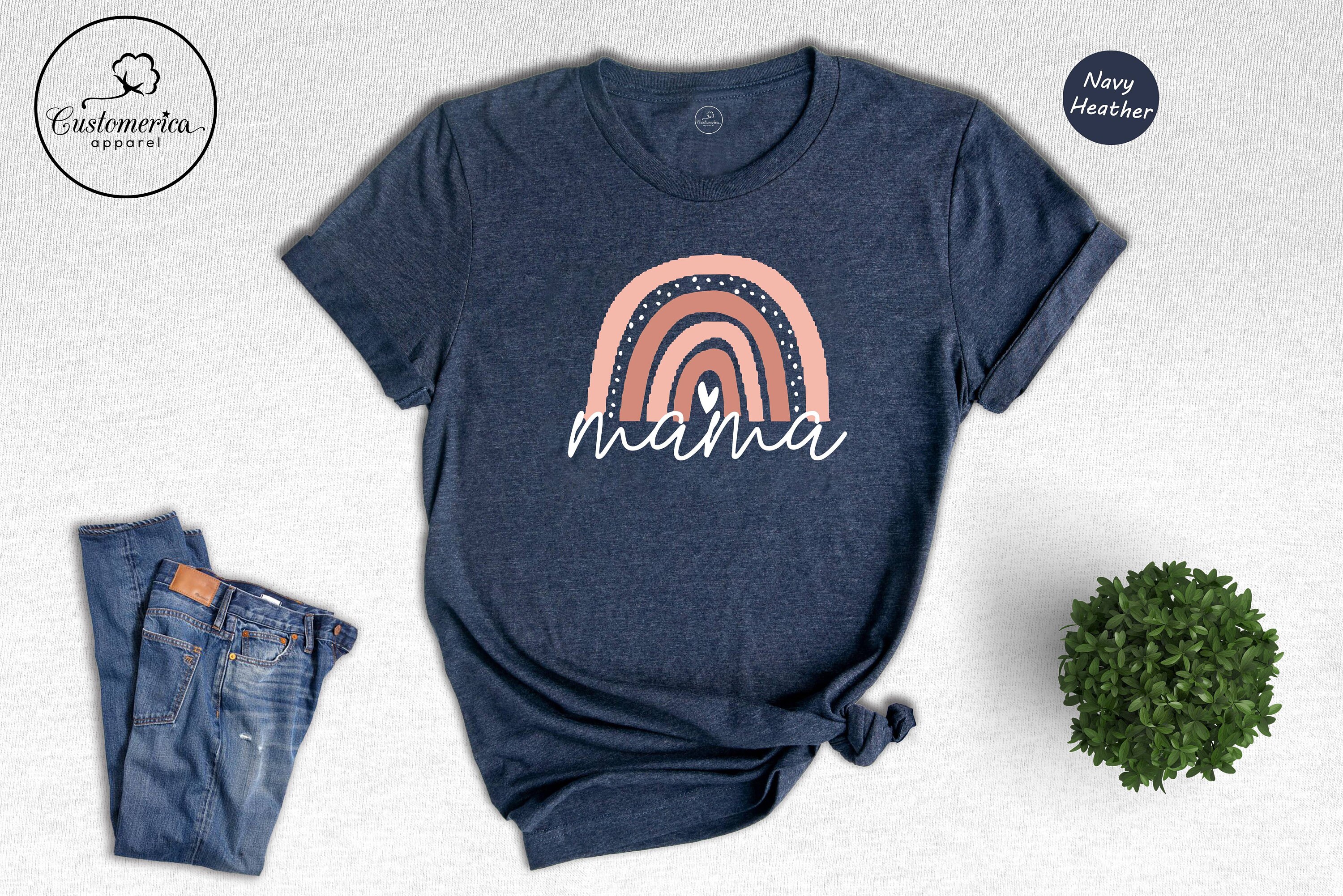 Rainbow Mama Shirt, Blessed Mama Shirt, Mom Life Shirt, Gift For Mom, Mothers Day Gift, Rainbow Mama Sweatshirt, Mom Life Shirt, Mom T Shirt