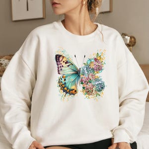 【GRAVER】22FW★ [UNISEX] Butterfly Sweatshirt The Butterfly Feeling Hoodie (discontinued) — ENGRAFFT