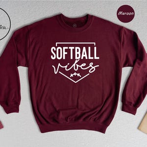 Game Day, Softball Sweatshirt, Softball Hoodie, Sports Sweatshirt, Sports Hoodie, Softball Vibes, Softball Mom Shirts, Sports Apparel