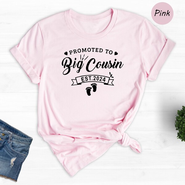 INKtastic - Promoted To Big Cousin January 2020 Toddler T-Shirt