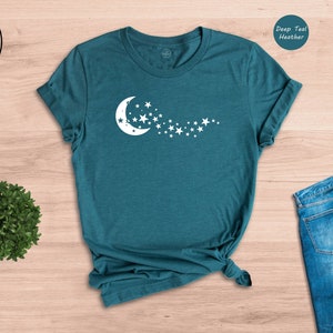 Celestial Shirt, Moon Shirt, Moon And Stars Shirt, Celestial Tee, Celestial T Shirt, Mystical Shirt, Moon Sweatshirt, Astrology T shirt