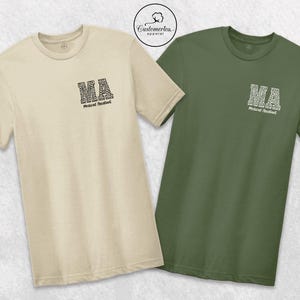 Medical Assistant T-Shirt, Leopard MA Print, Med School Shirt image 4