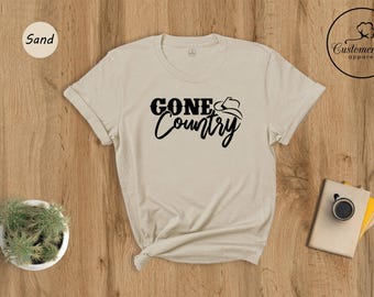 Gone Country T-Shirt, Southern Girl Tee, Western Style