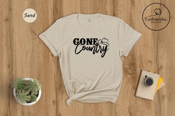 Gone Country T-Shirt, Southern Girl Tee, Western Style