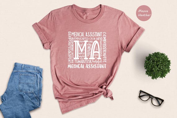 Medical Assistant T-Shirt, MA Gift, Med School Shirt