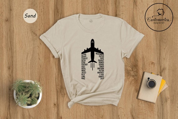 Aviation Phonetic Alphabet Pilot Flying Shirt Aviation Phonetic Alphabet Pilot Flying Shirt
