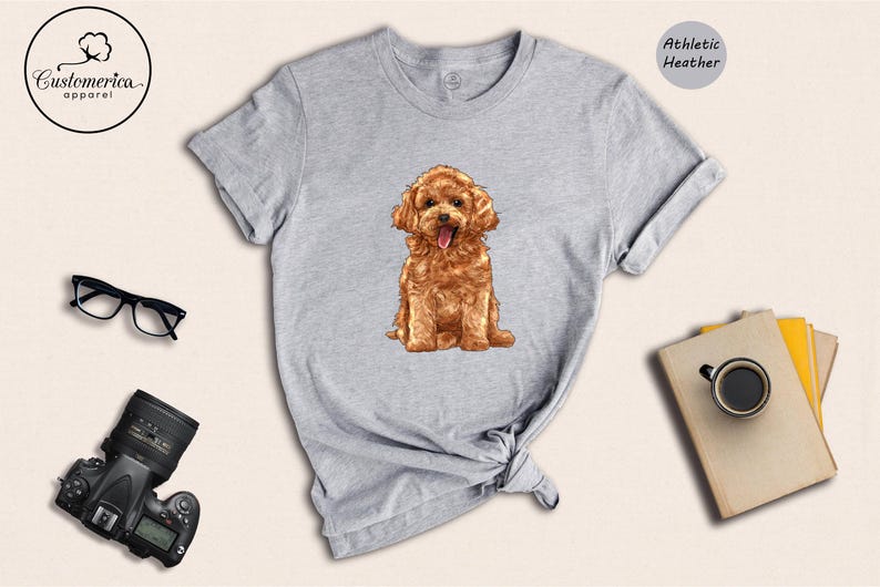 Camiseta de Caniche Miniatura, Camiseta de Perro Adorable, Camiseta para Amantes de los Perros, Camiseta para Mamás de Caniches, Camiseta para Mamás de Caniches Adorables, Camiseta para Madres de Perros, Camiseta para Dueñas de Perros imagen 4