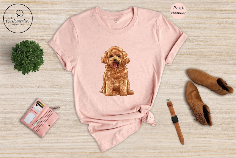 Camiseta de Caniche Miniatura, Camiseta de Perro Adorable, Camiseta para Amantes de los Perros, Camiseta para Mamás de Caniches, Camiseta para Mamás de Caniches Adorables, Camiseta para Madres de Perros, Camiseta para Dueñas de Perros imagen 1