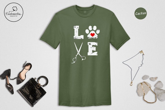 LOVE Dog Groomer Shirt Gift For Dog Groomer Dog Groomer T shirt Dog Groomer Gift Dog Lover Sweater Pet Groomer Sweatshirt Dog Shirt