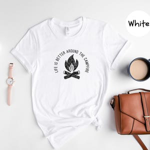 Campfire Shirt, Life Is Better, Outdoor Tee zdjęcie 8
