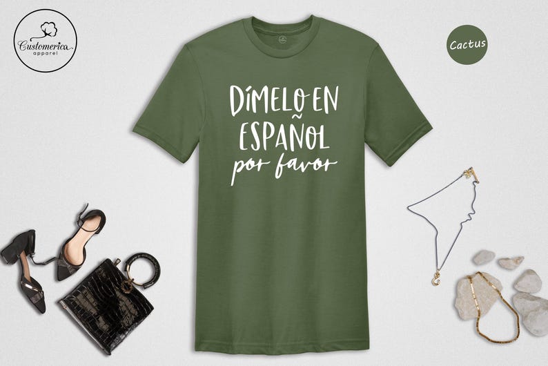 Spanish Teacher T-Shirt, Bilingual Gift, Camisas En Espanol image 1