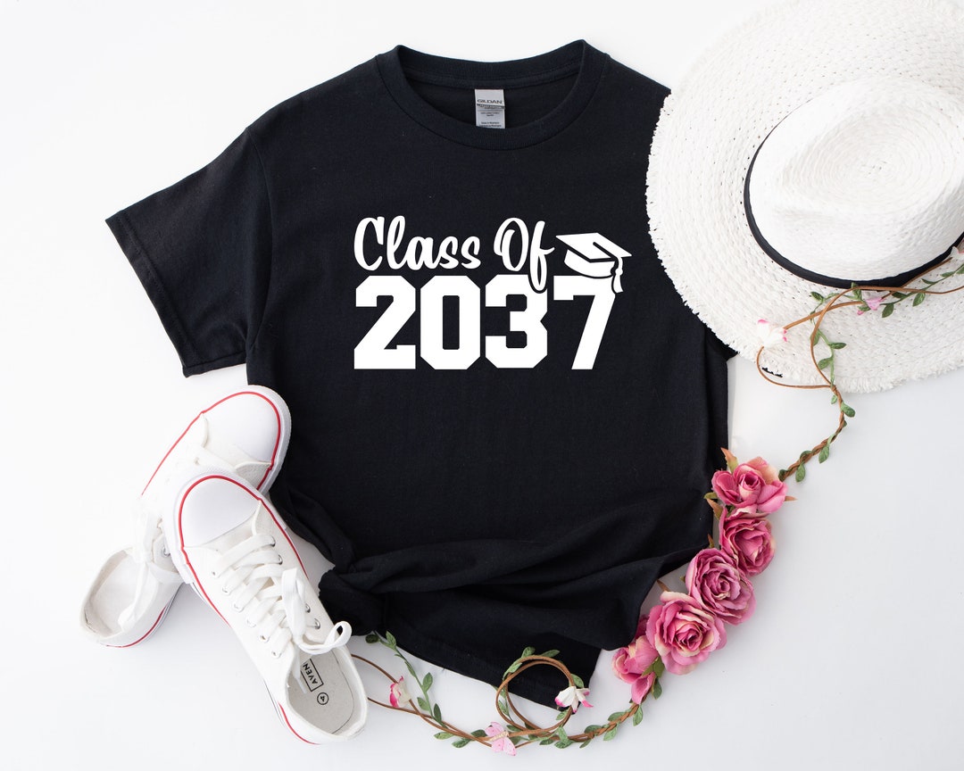 Class Of 2037 Shirt, Growing Up Shirt, School Shirt, Graduation Gift 