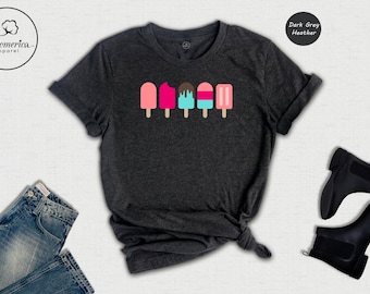 Kids Summer Popsicle T-Shirt, Ice Cream Lover