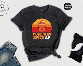 Camiseta con sabor a calabaza y especias, disfraz de Halloween, para amantes del café, temporada de miedo, regalo de Halloween