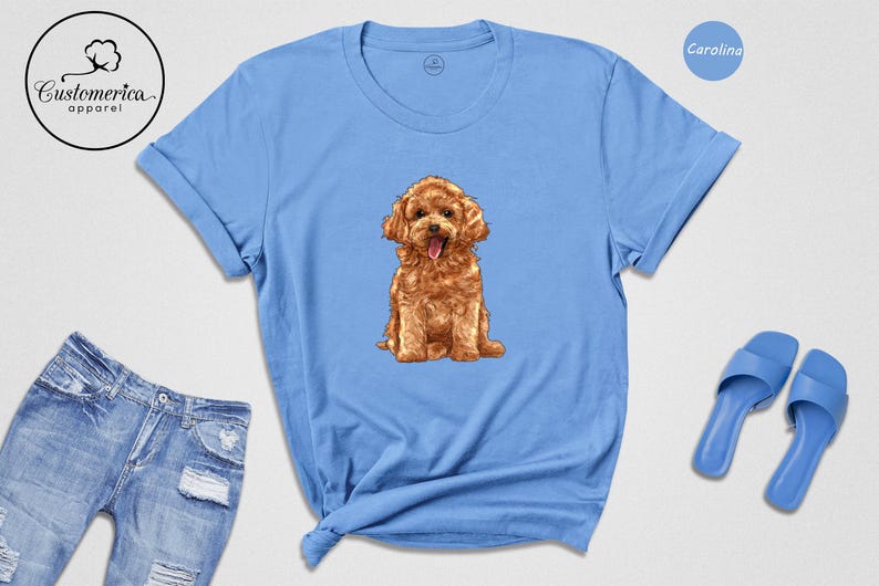 Camiseta de Caniche Miniatura, Camiseta de Perro Adorable, Camiseta para Amantes de los Perros, Camiseta para Mamás de Caniches, Camiseta para Mamás de Caniches Adorables, Camiseta para Madres de Perros, Camiseta para Dueñas de Perros imagen 2