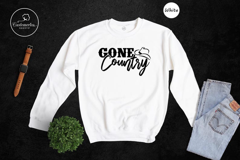Gone Country T-Shirt, Southern Girl Tee, Western Style image 8